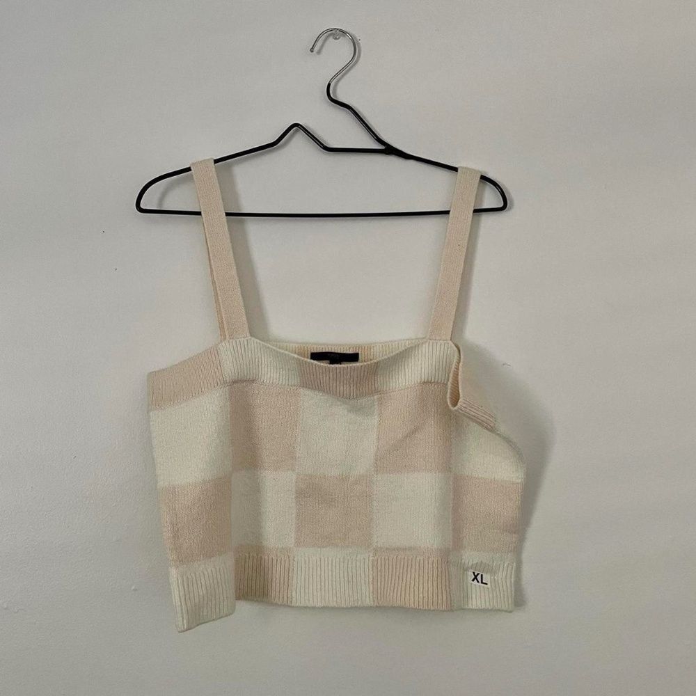 VANS CHECKERED KNIT TANK TOP